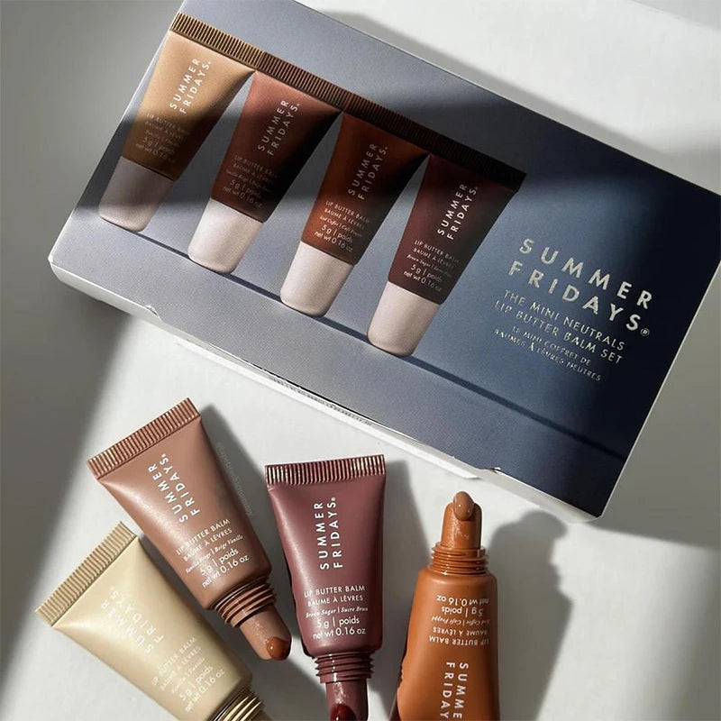 Summer Fridays Lip Balm Moisturizing Mirror Lip Gloss Lip Vanilla Pink Sugar Coffee Cake Smell Lipstick Transparent Oil Makeup