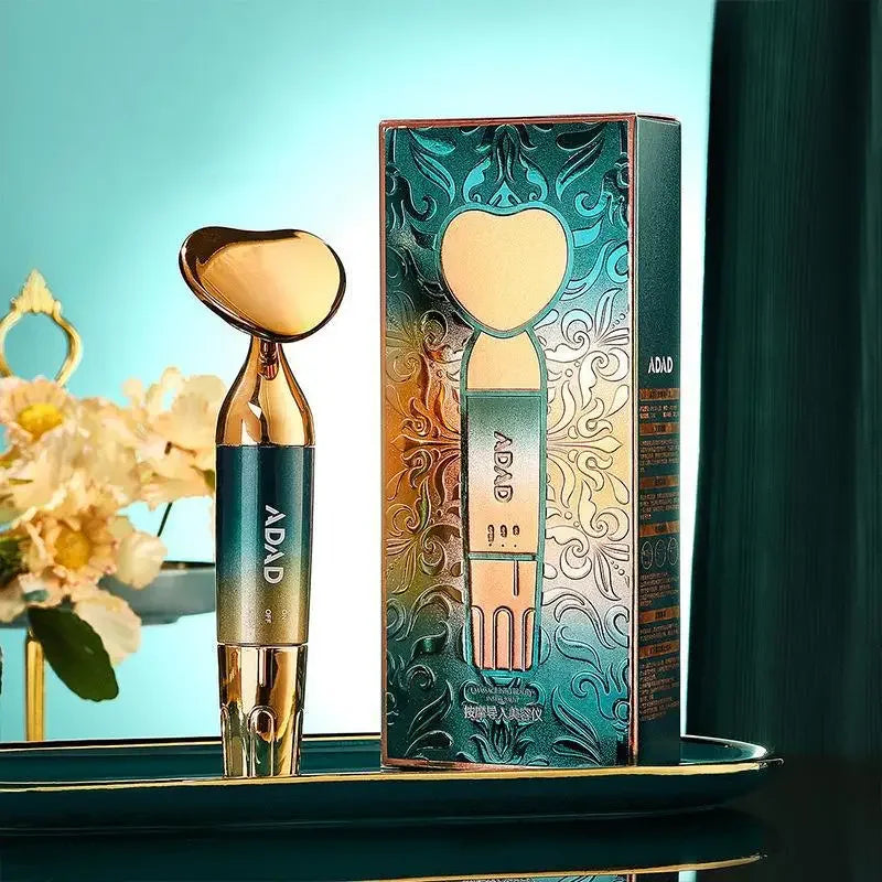 Electric Facial Beauty Devices Face Lifting Anti Wrinkle Facial Eye Massage with Face Cream Introducer Skin Rejuvenation