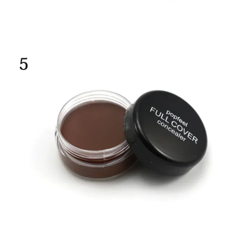 Popfeel Full Cover Concealer Hide Blemish Creamy MakeUp Face Lip Eye Foundation Makeup Contouring Corrector Make Up |...