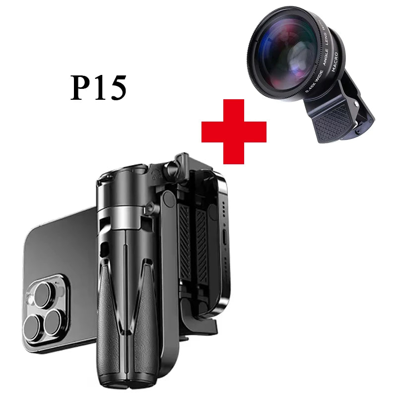 2026 Magnetic Selfie Stick Phone Tripod w Remote Extend Cell Phone Tripod Stand For MagSafe iPhone 16 15 14 13 12 XIAOMI SAMSUNG