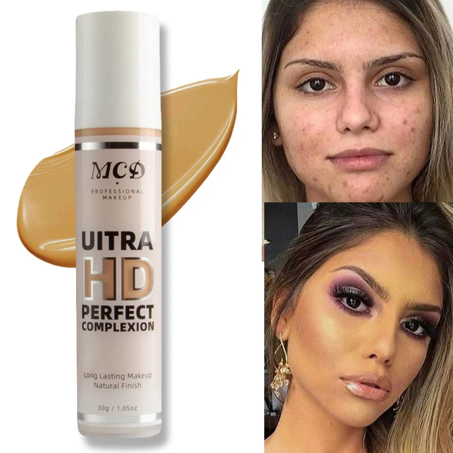 9 Shade Full Coverage Concealer Liquid Foundation makeup high coverage Base makeup cushion Foundation cream Natural...