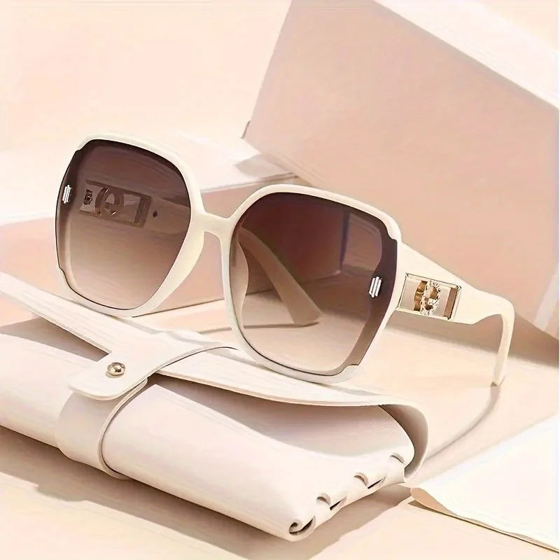 Womens Minimalist Classic Vintage Rectangular Glasses Anti Reflection Anti Glare PC Lenses Lightweight Plastic Frame...