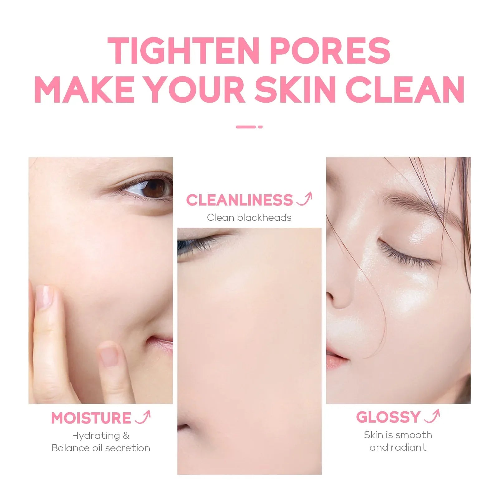 10/12 PCS Sakura Mud Face Mask Set Deep Cleansing Pore Shrinking Oil Control Blackhead Removal Moisturizing Skin Care |...