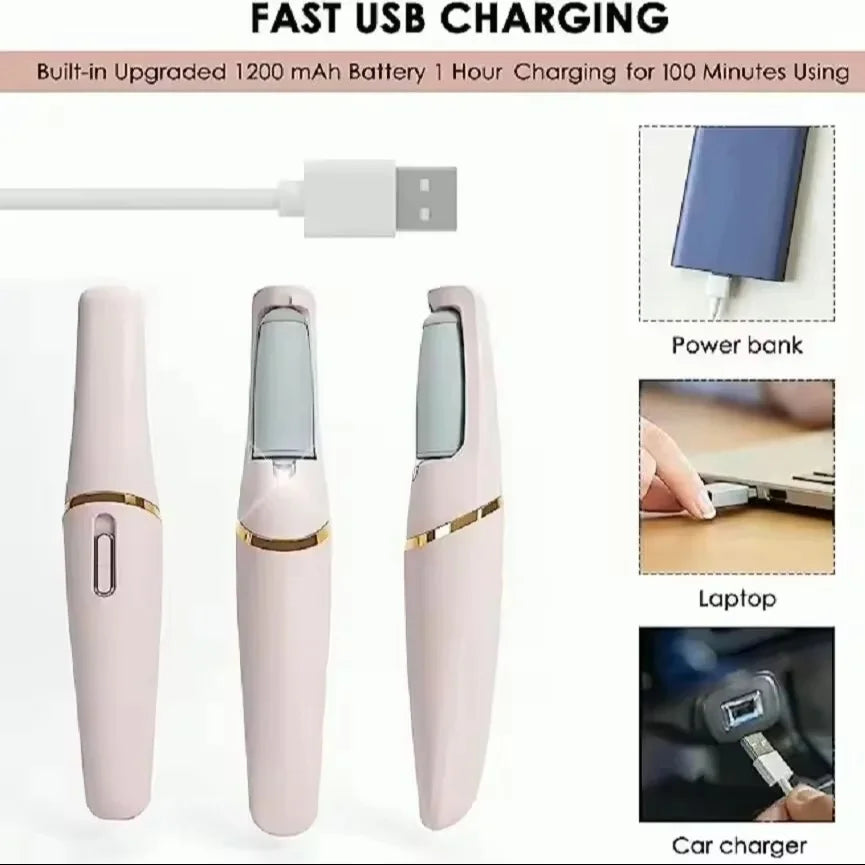 Smooth Pedicure Wand for Feet Electric Foot Callus Remover Rechargeable Pedicure Tools for Feet Callus Removal Tool Best Device