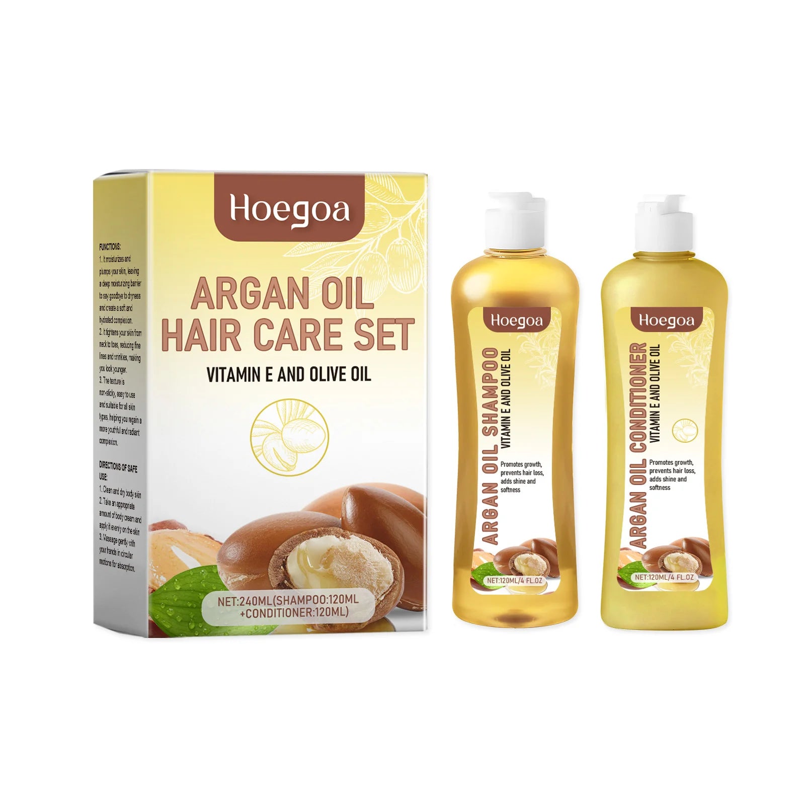 Hair Growth Shampoo Conditioner Set Repairing Strengthen Root Deep Nourish Anti Frizzy Dry Hair Oil Control Smoothing...