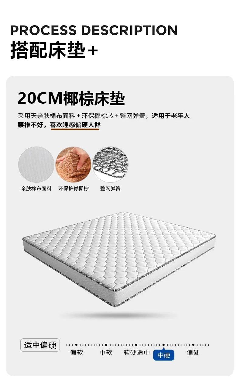 Storage Leather Double Bed Modern Minimalist Frame Luxury Double Bed Cheap Storage Camas Matrimoniales Bedroom Furniture...