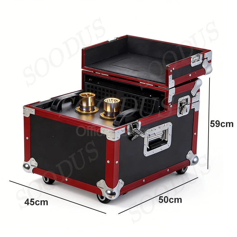 600W/900W Stage Single Double Fog Machine DMX512 Control Fog Hazer Mist Spraying Machine for DJ Disco Wedding Night Bar...