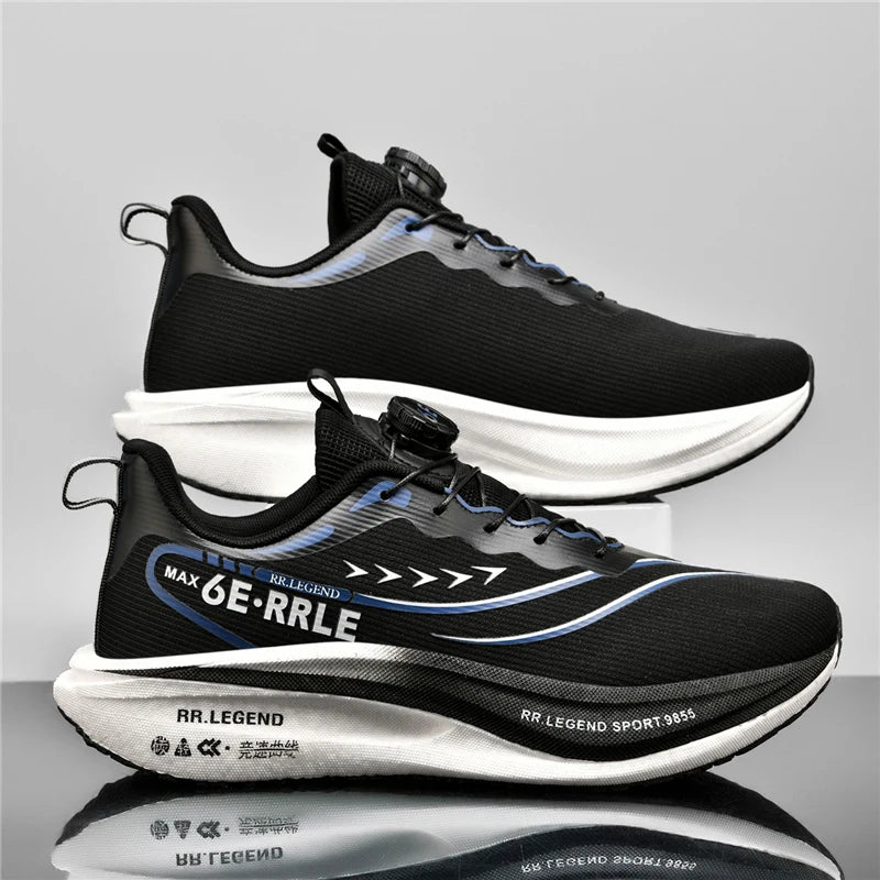 Professional Sports Running Shoes For Men Marathon Air Cushion Carbon Plate Double-layer Mesh Women Athletic Racing Sneakers - Kimlud