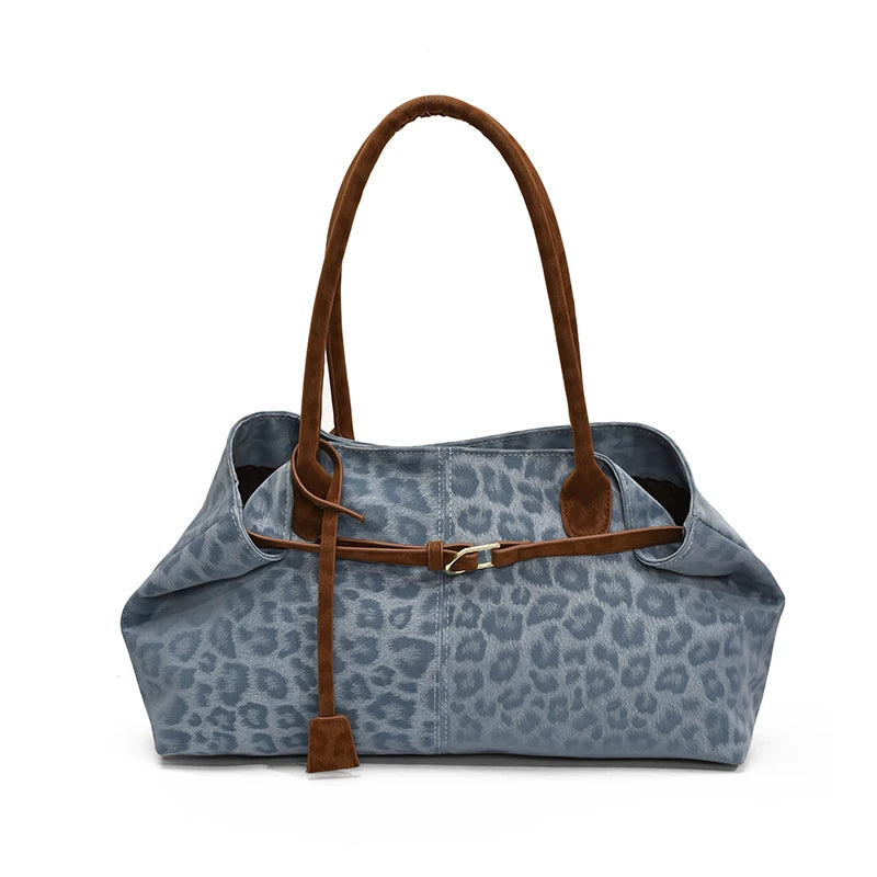 Leopard PU Leather Shoulder Bags for Women 2026 Luxury Designer Brand Trend Tote Bag Females Short Handle Handbags and...