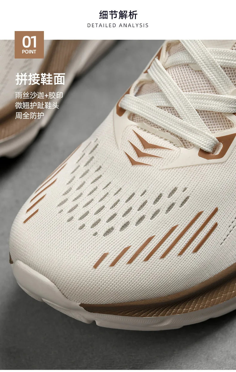 Marathon Carbon Plate Air Cushion Men Sports Running Shoes Breathable Lightweight Women's Comfortable Athletic Nonskid Sneakers - Kimlud
