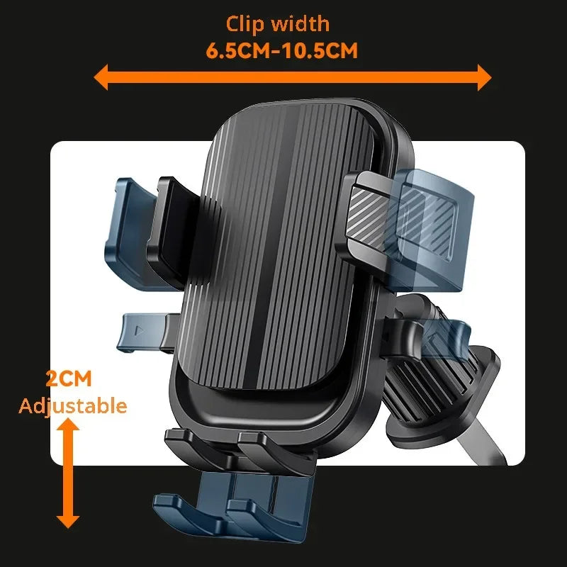 Flexible Cell Phone Holder Car, Phone Mount for Car Air Vent, Universal Auto Lock Car Phone Holder for iPhone Most...