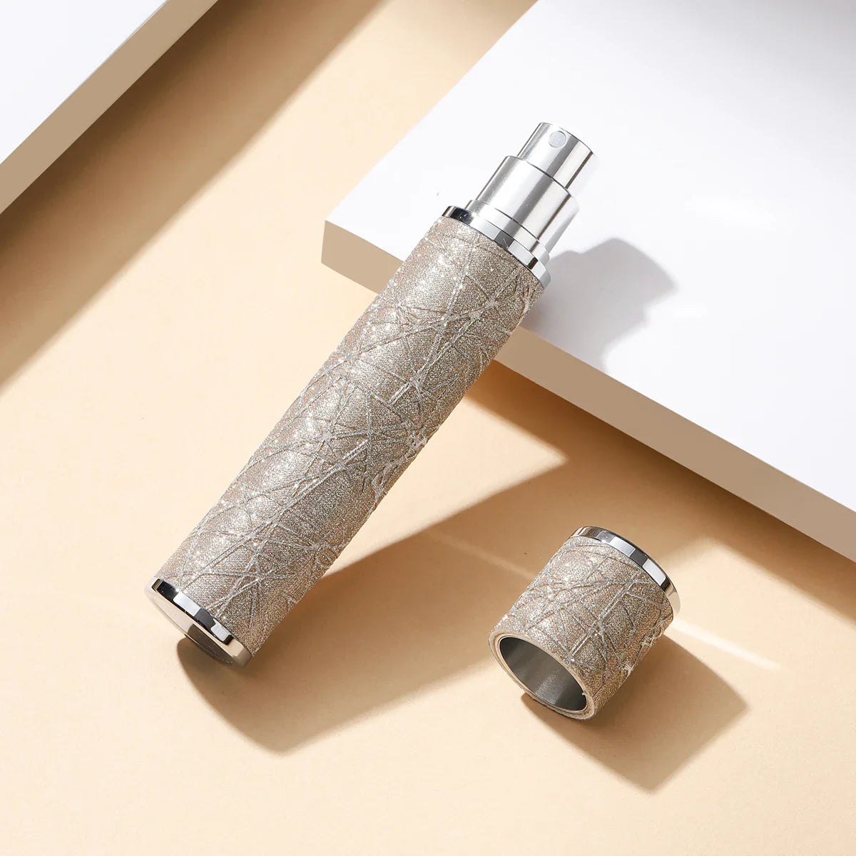 5ml Leather Perfume Atomizer Portable Liquid Cosmetics Containers Traveling Mini Perfume Refillable Bottles Empty Spray