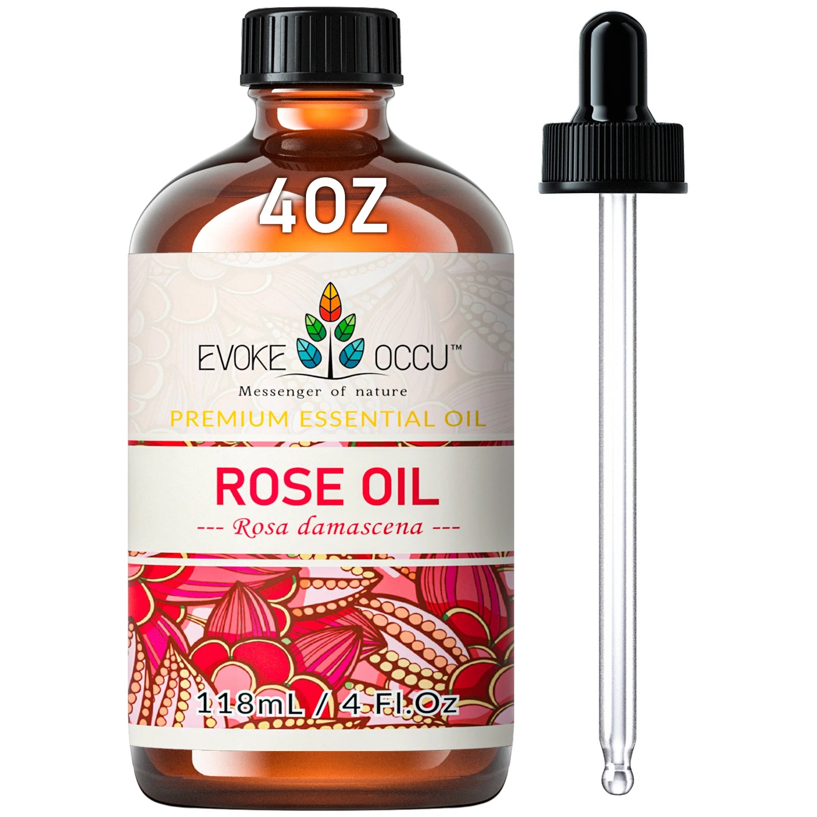 EVOKE OCCU Vanilla Essential Oil 118mL Ylang Rose Orange Aroma for Massage Relaxation Hair Shampoo Conditioner Skin Care Cream - Kimlud
