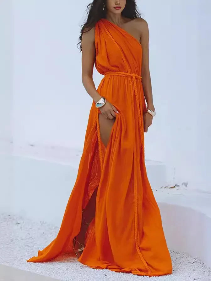 Canwedance New Beach Cover Ups Sloping Shoulder Sexy Overall Swimwears Bikini Mujer Beach Dresses Bikini Cover Up...