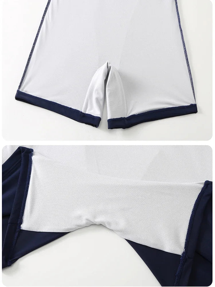 Hanmanyfly Professional Athletic Swimwear Women One Piece Swimsuit Quick Dry Swimming Pool Suit for Girls Trunks Sexy Bodysuit - Kimlud