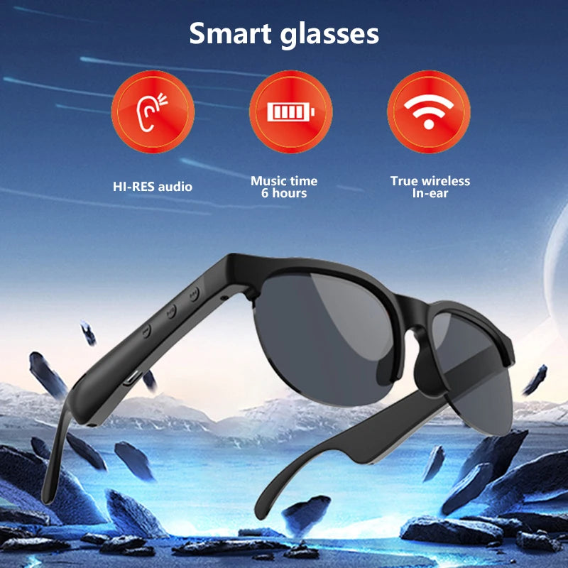 GM05 Smart Glasses Music Headphones Making Calls Sunglasses That Can Be Paired With Myopia Lenses Bluetooth Glasses - Kimlud