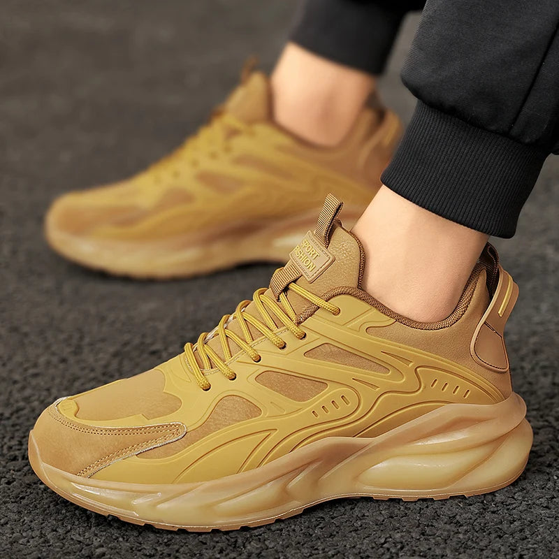 YRZL Men's Lightweight Running Shoes Breathable Mesh Walking Shoes Non Slip Comfortable Athletic Shoes for Men Sports Outdoor - Kimlud