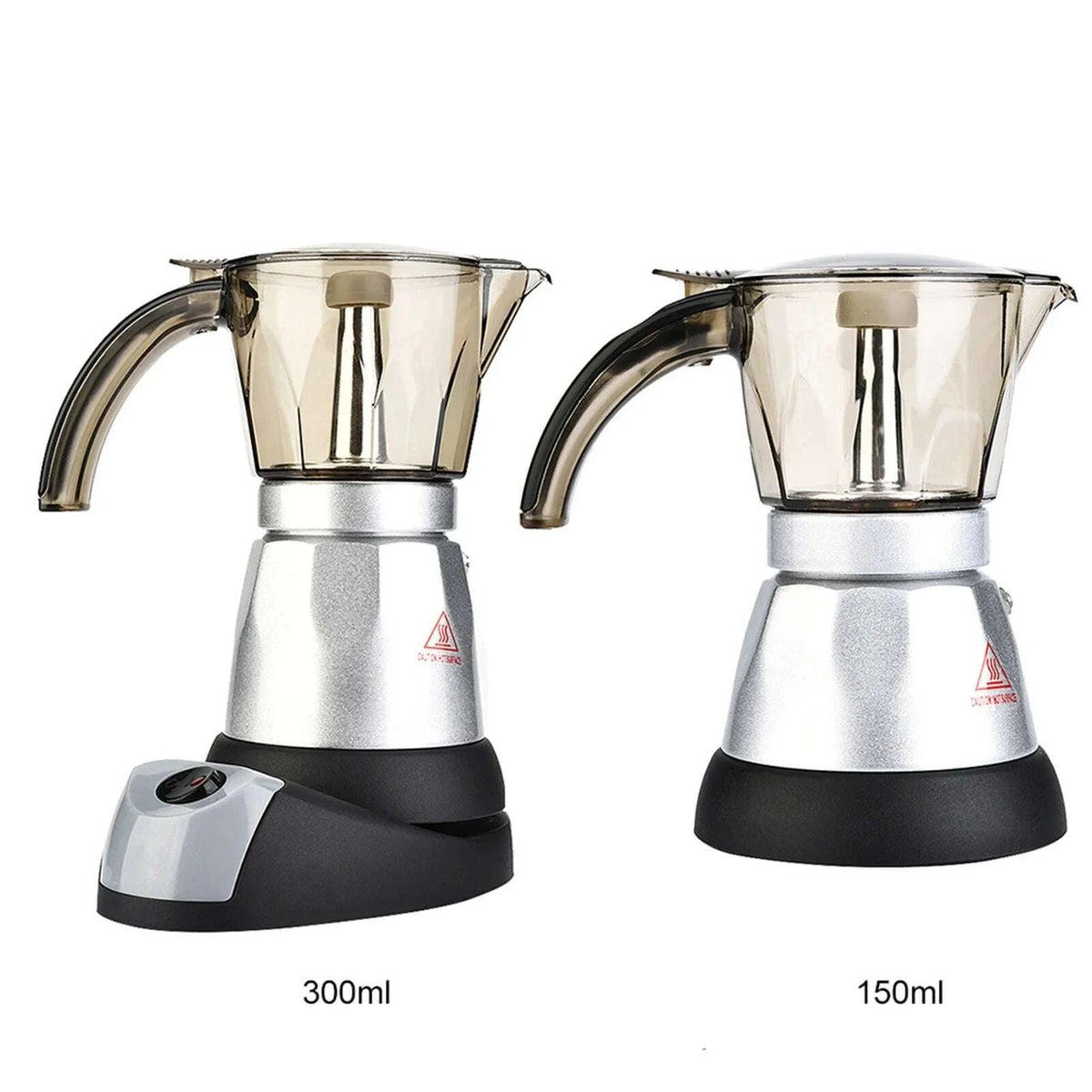 Coffee Maker Large Capacity Electric Pot Stovetop Coffee Maker Coffee Percolator(EU Plug) Stovetop Maker