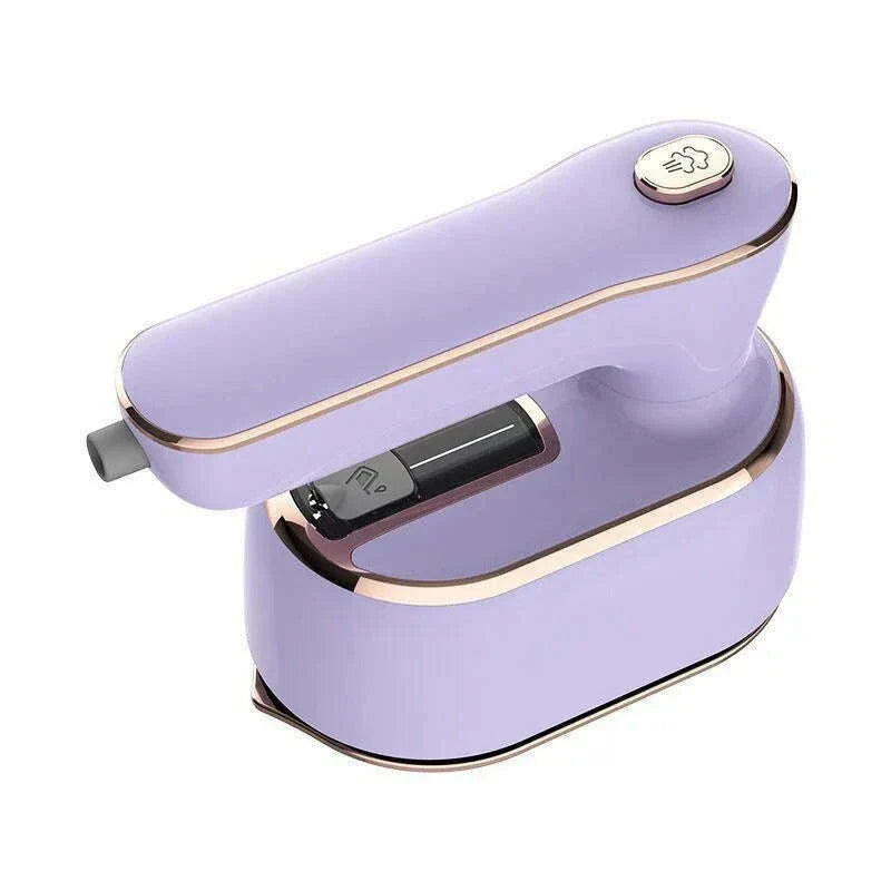 Micro Steam Iron, Travel Steamer for Clothes Portable Mini Steam Iron, 970W Handheld Steamer Dry and Wet Ironing for Home,Travel