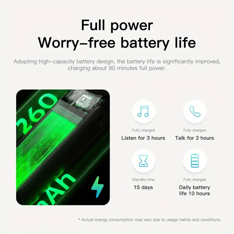 AI Voice Assistant Smart Glasses - Wireless Calls, AI Translation, with LED Flashlight Remote Camera, Music Playback, Gift