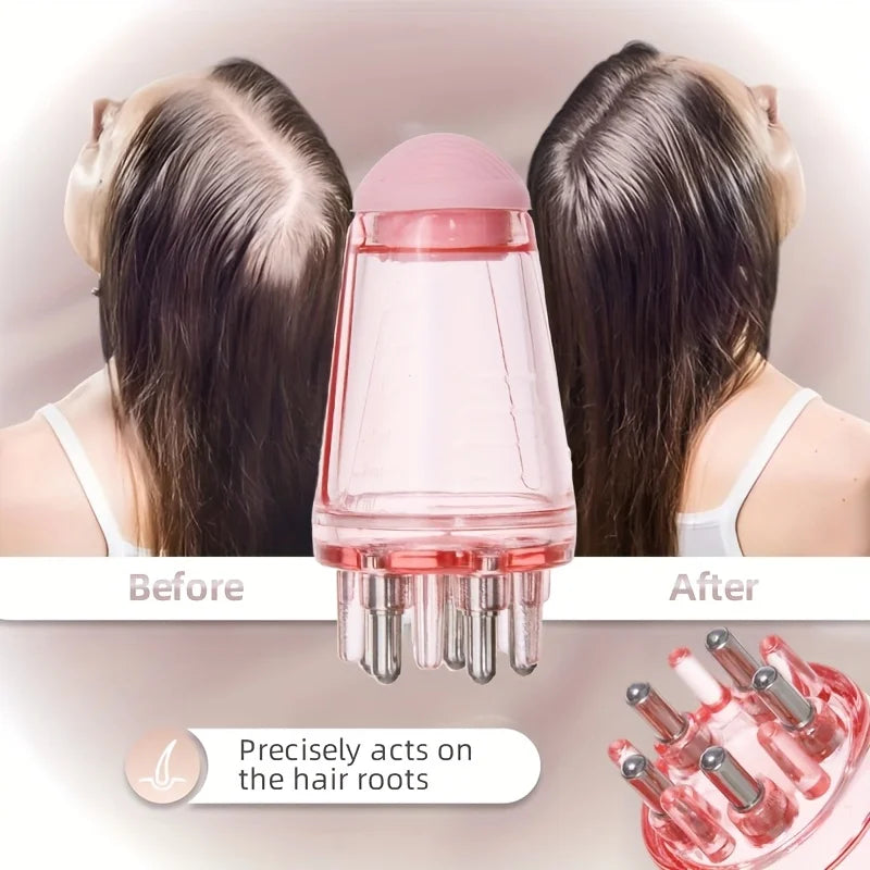3pcs Silicone Shampoo Brush Scalp Massage Comb Hair Dye Tint Oil Applicator Bottle with Brush Barber Salon Hair Styling...