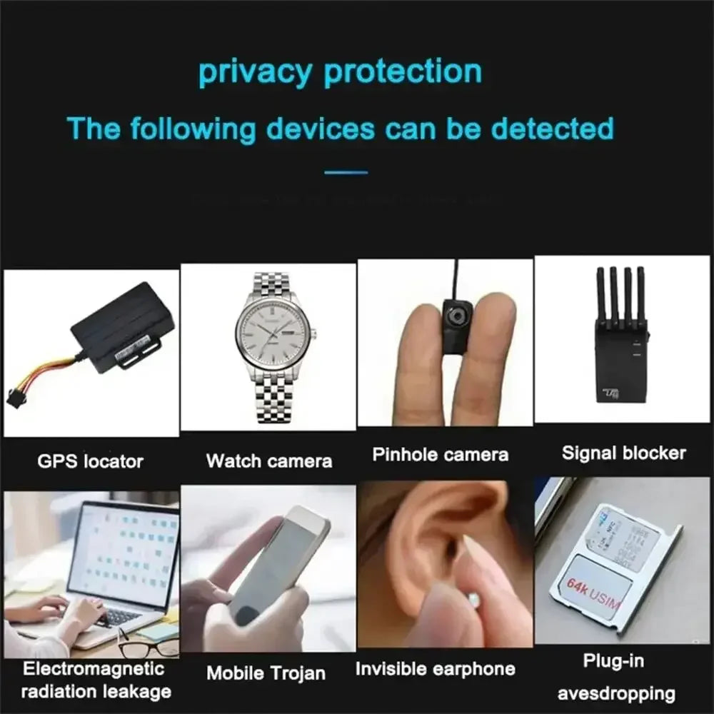 New Anti Wiretapping Detector Multi-function Anti Mini Bug SPY Camera GSM Finder GPS RF Locator Tracker Detect Wireless Camera