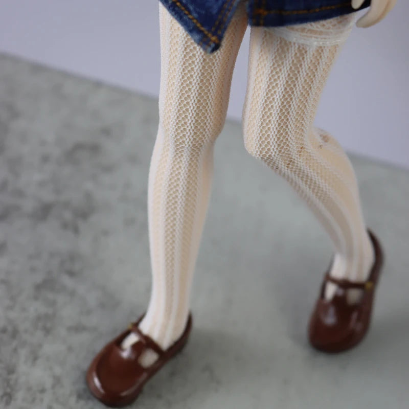 For Blythe Doll Socks Black White Pink Candy color Socks for Ob24 Ob22 Azone Doll Long Stockings - Kimlud