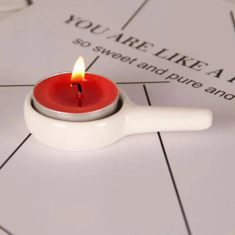 Nordic Style Porcelain Essential Oil Burner Candle Holder Oil Lamp Aroma Censer for Indoor Smell Supply Home Decor