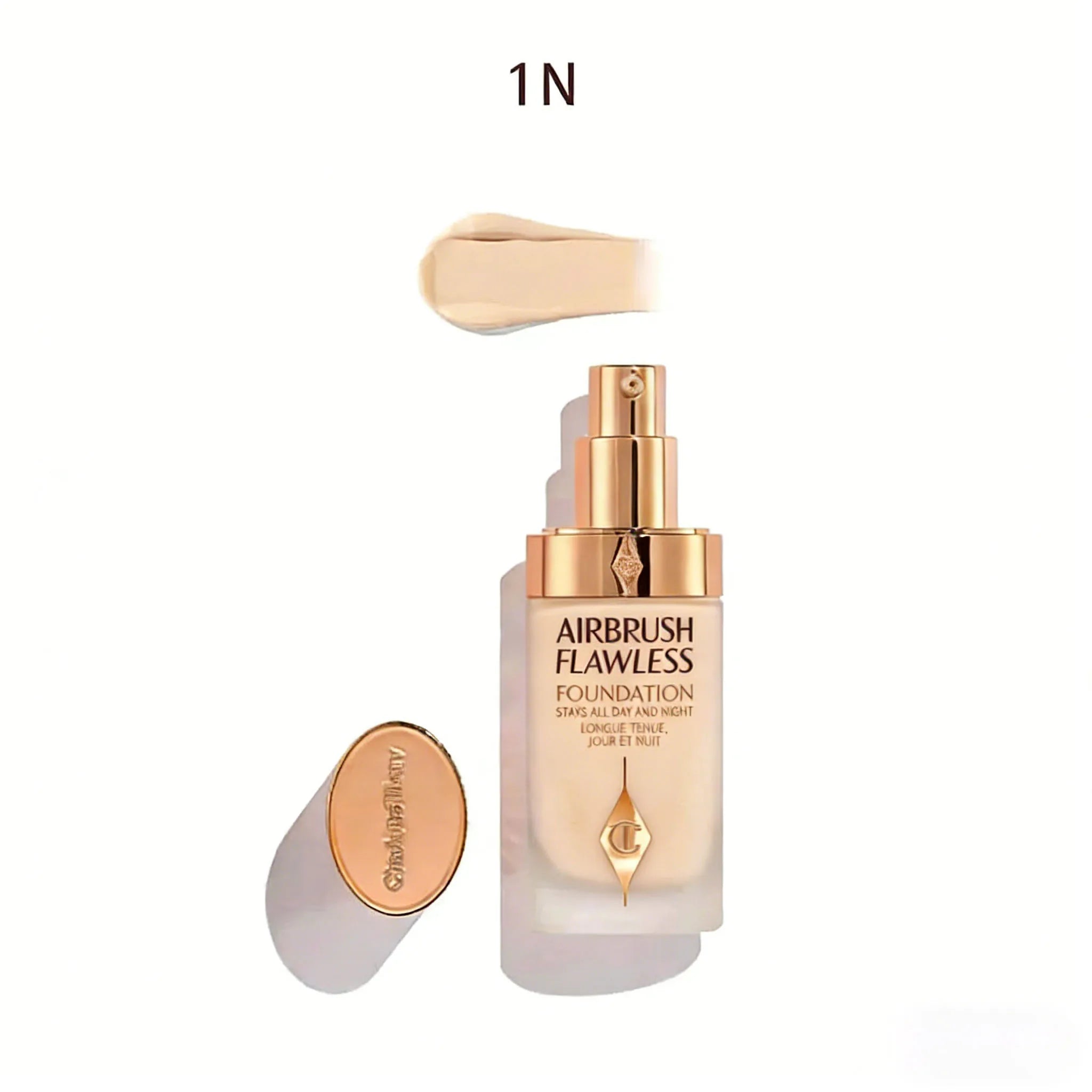 Charlotte Tilbury Liquid Foundation Super Grinding Bottle Oil Control Skin Beautifying Waterproof Sweat-proof Anti...