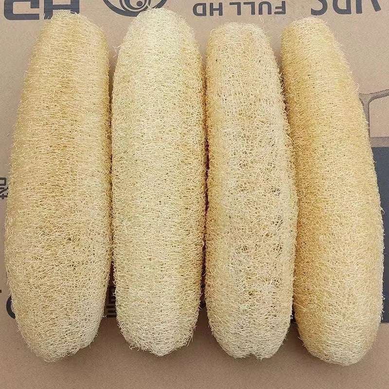 1/3Pcs Natural Loofah Sponge Multi-purpose Kitchen Cleaning Tool Dish Washing Sponge Long Shower Body Scrubber Loofah Dishcloth