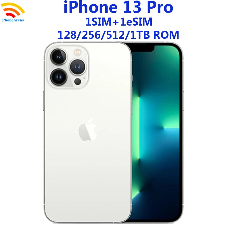 iPhone 13 Pro 128GB 256GB 512GB 1TB ROM 6.1' Retian XDR OLED Original OLED 12MP Face ID Unlocked 5G iPhone13pro Mobile Phone
