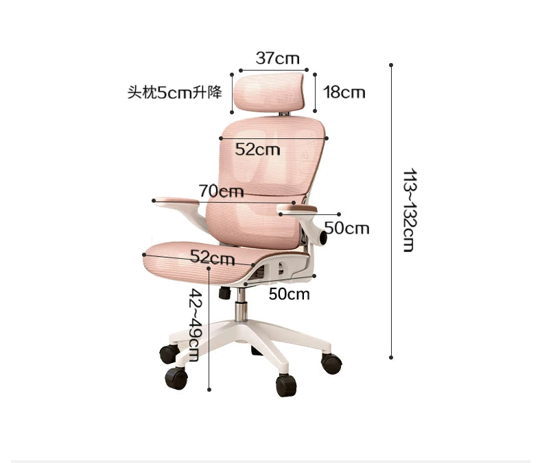 Ergonomic Girls Chair Modern Swivel Designer Unusual Luxury Wheels Aesthetics Chair Adult Unusual Executive Muebles Furniture - Kimlud