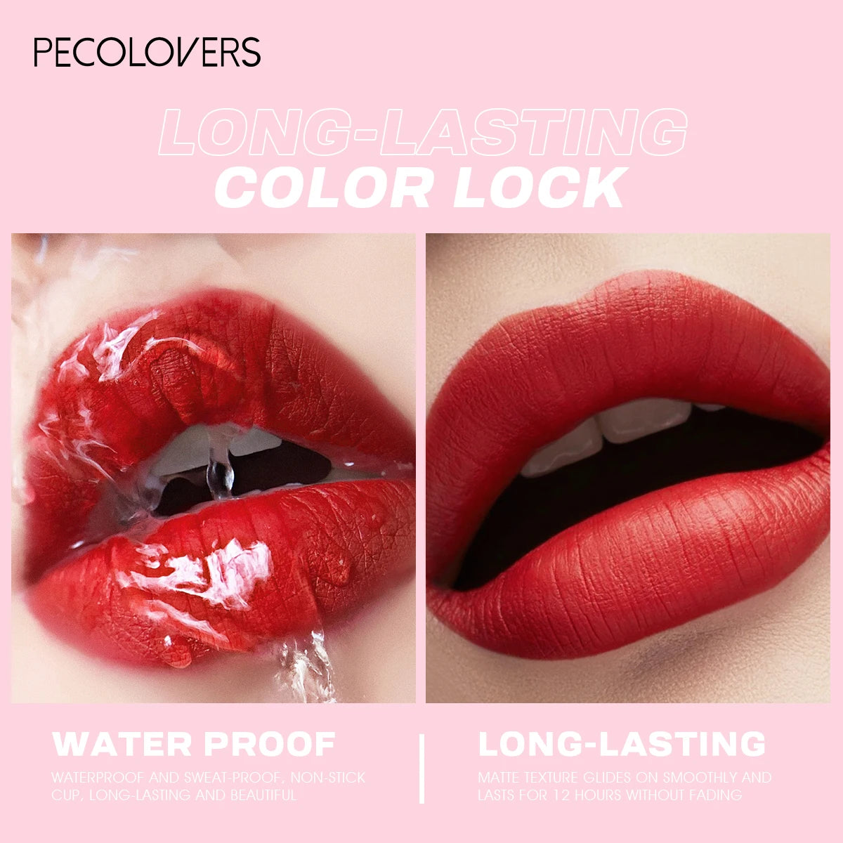 Multiple Colors Matte Lip Liner, Use As Lip Liner and Lipstick, Easy To Accurately Apply, Waterproof Long-lasting Non-stick