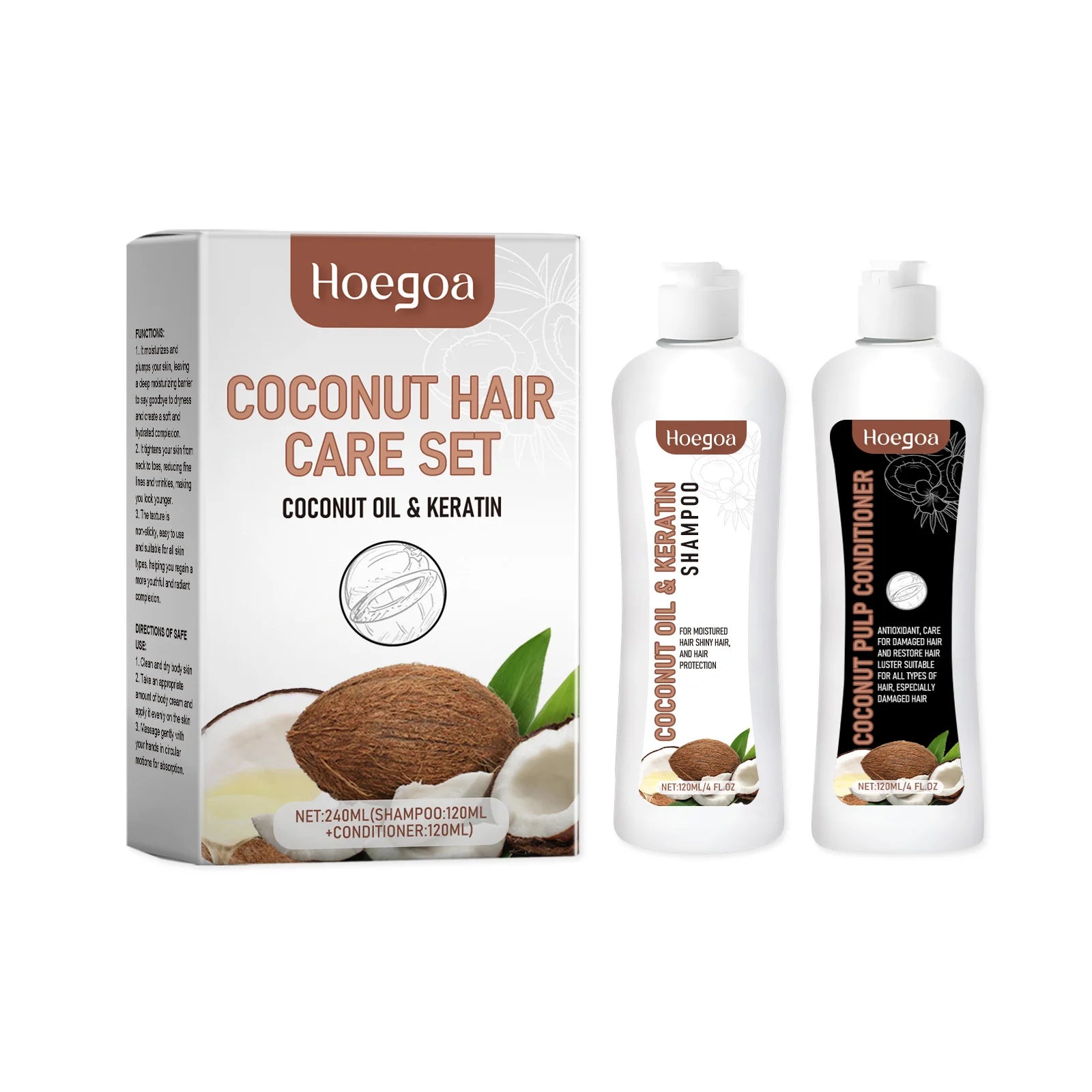 Hair Growth Shampoo Conditioner Set Repairing Strengthen Root Deep Nourish Anti Frizzy Dry Hair Oil Control Smoothing...