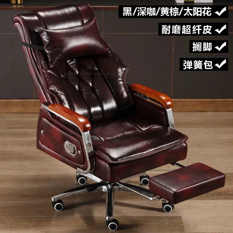 Accent Mobile Office Chairs Ergonomic Comfortable Adjust Recliner Office Chairs Computer Commerce Furniture Silla Oficina LLOC - Kimlud