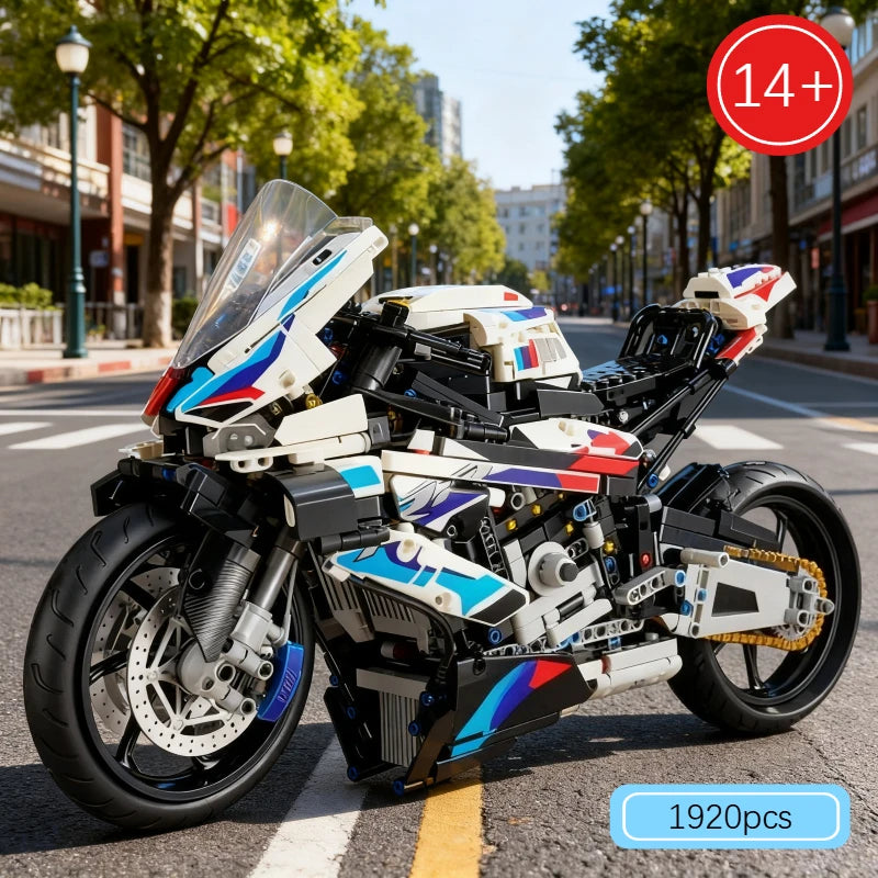 2025 New 1:5 1920pcs motorcycle assembly model DIY decoration assembly model original toy gift Suitable for teenagers