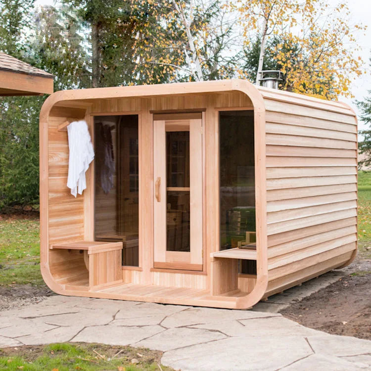 Design home 2 people wet and dry steam infrared sauna outdoor sauna - Kimlud