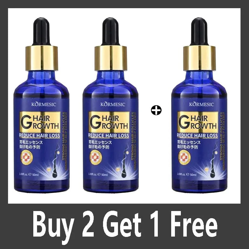 Hair Growth Serum Anti Loss Regrowth Hair Growth Oil Prevent Baldness Repair Damage Scalp Massage Moisturizing Nourish Hair Care - Kimlud