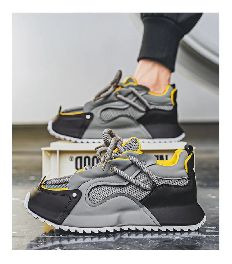 Big Size Sneakers for Men Fashion Outdoor Casual Shoe Breathable Trainer Shhoes for Men Platform Running Shoes Кроссовки Мужские