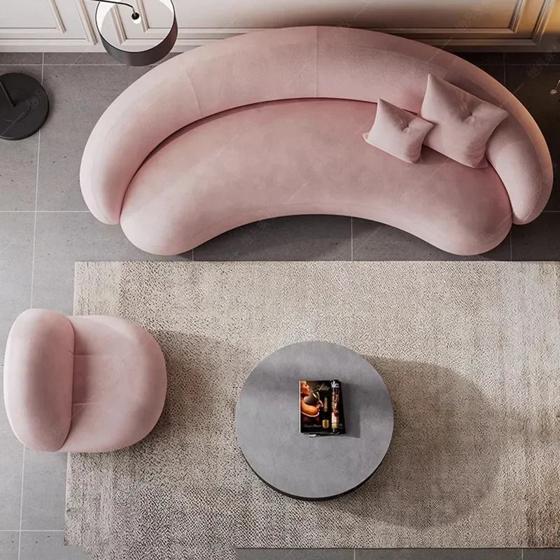 Elastic Luxury Living Room Sofa Modern Aesthetic Elegant Sectional Sofa Designer Replica Muebles Para El Hogar Nordic...