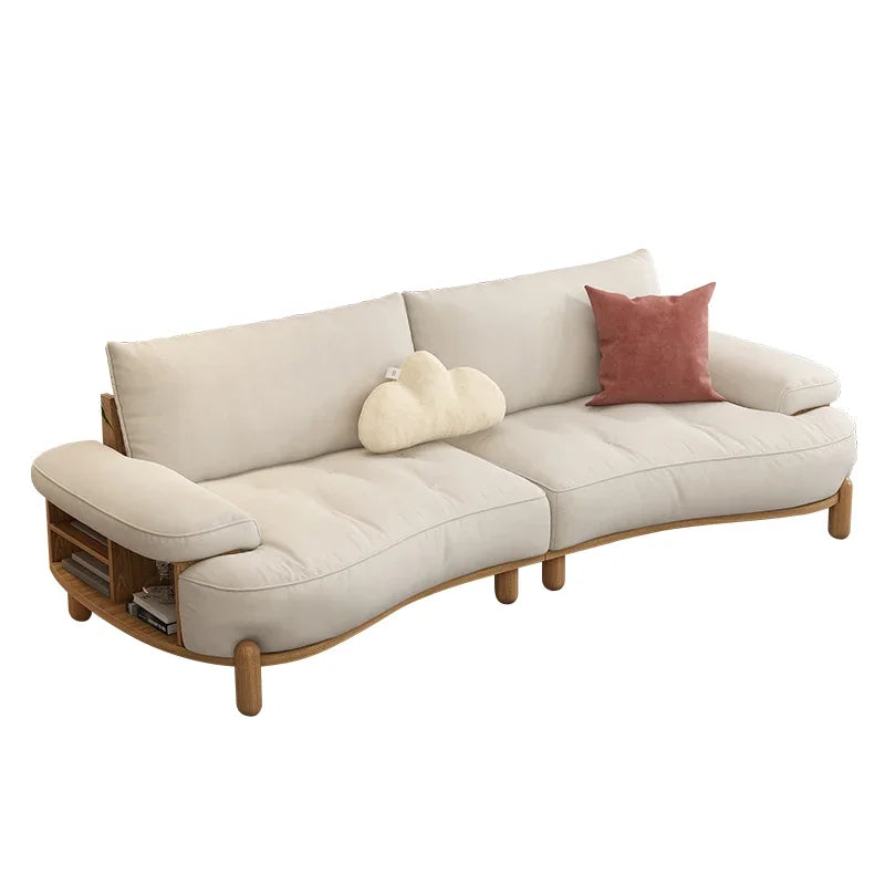 Modern Cute Foam Sofa Modern Europe Girl 3 Seater White Sofa Reading Designer Muebles Para Dormitorio Living Room Furniture - Kimlud