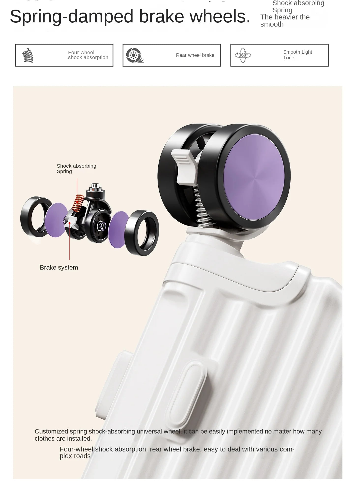 28/30/32 inch Travel Suitcases Large Capacity New Strong and Durable Thickened PC Aluminium Frame Trolley Suitcase 20'' Carrier