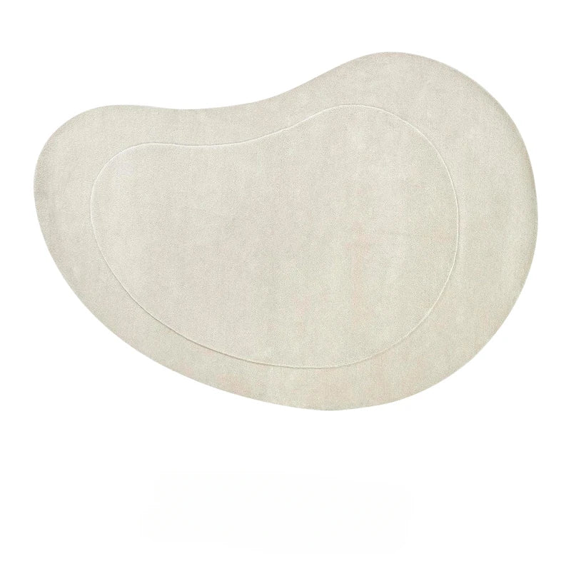 Wabi sabi Style Carpets for Living Room Luxury Bedroom Decor Gray Carpet Irregular Shape Plush Rug Fluffy Soft washable Mat