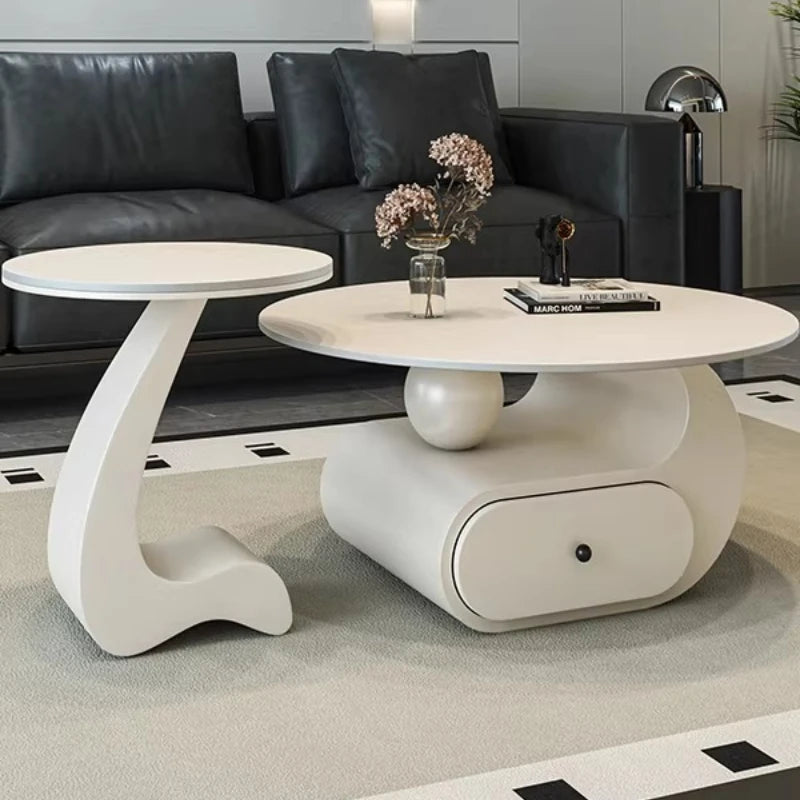 Drawers Aesthetic Coffee Table Minimalist Storage Simple Italian Coffee Table Writing Service Mesa Auxiliar Home...