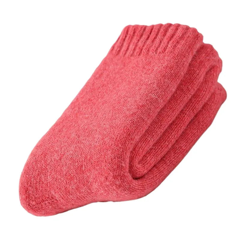 2025 New Winter Super Thicker Warm Socks Wool Male Men Women Socks Solid Socks Merino Wool Socks Against Cold Snow Terry Socks - Kimlud