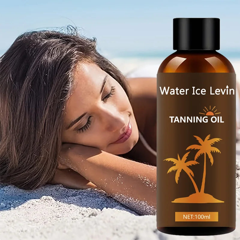 Essential Oil for Tanning, Natural Tanning, Moisturizing Skin, Deep Moisturizing, Quick Absorption, Suitable for All Skin Types, No Tanning Tanning Oil | Natural Tanning Oil | Alcohol-Free