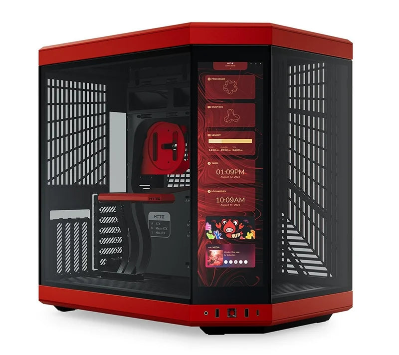 HYTE Y70 Y60 supports 360 water cooling panoramic side transparent tempered glass computer case