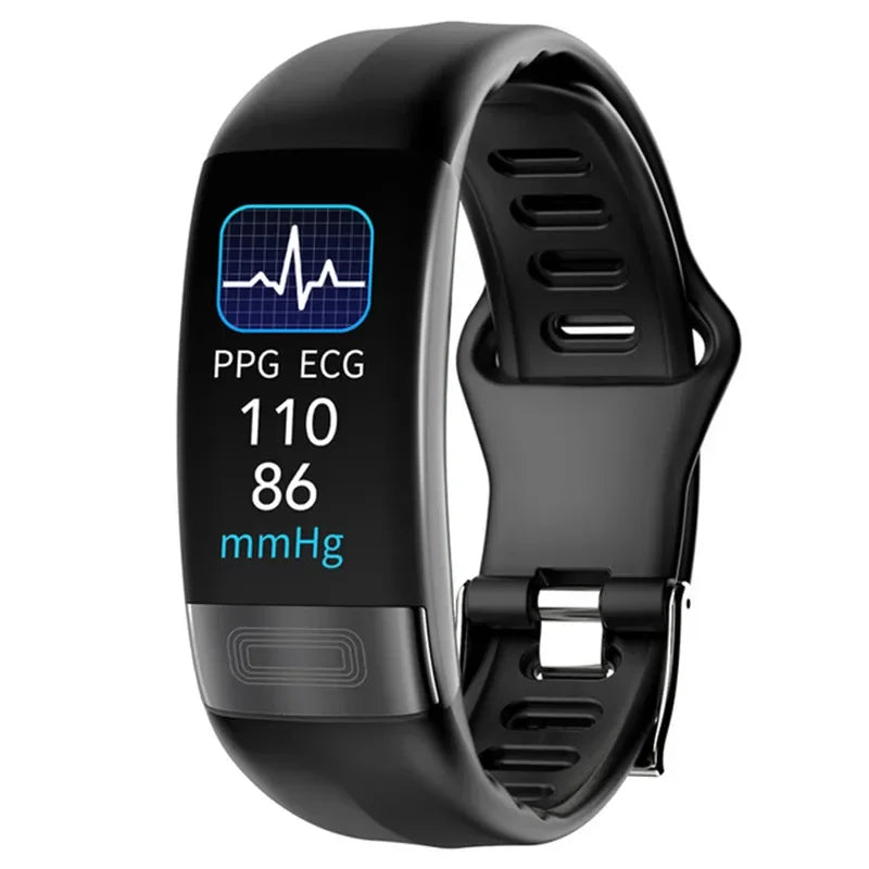 Heart Rate Ecg Blood Pressure Ekg Health Smart Watch Men'S Fitness Bracelet With Pressure Measurement Ecg Distance Bracelet
