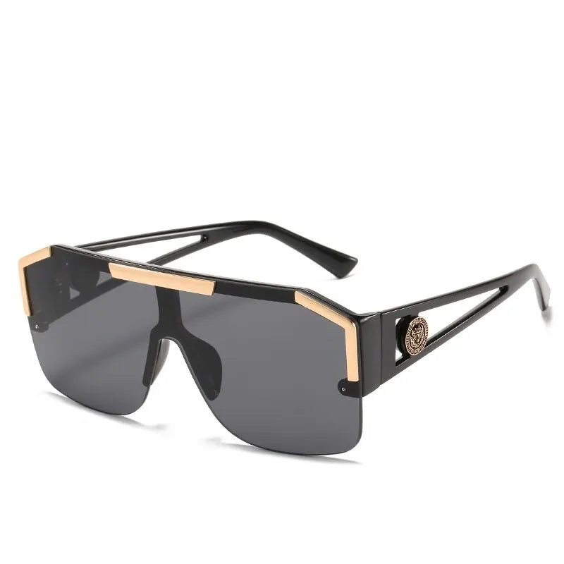1/2PCS Men And Women Oversized Square Fashion Sunglasses Sports Driving Glasses Gradient Colored Sunglasses Uv400 2023 |...