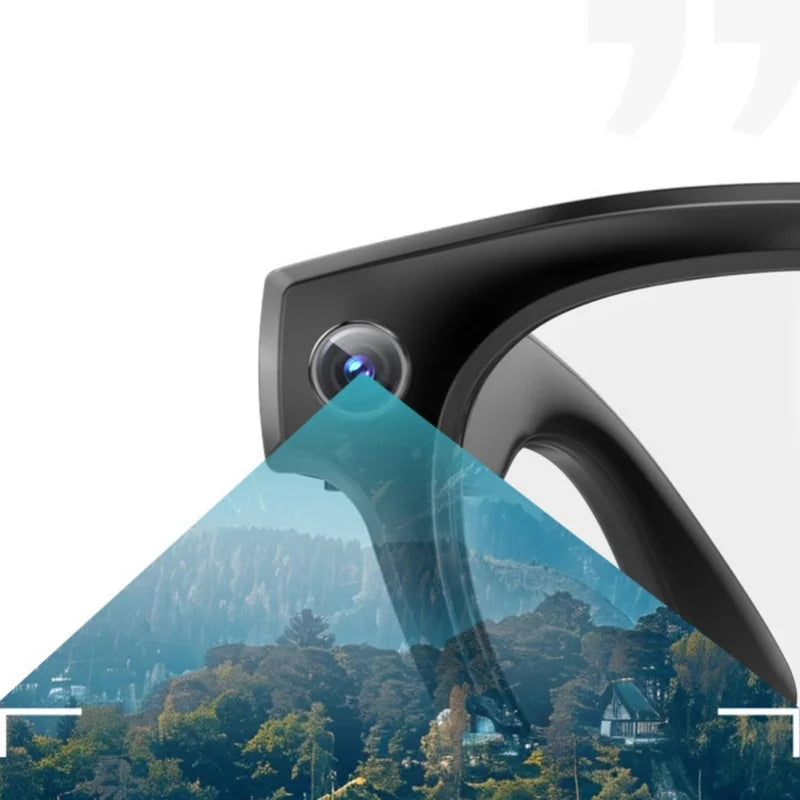 AI smart glasses, outdoor photography, anti-shake, video recording, object recognition, voice call translation, noise reduction
